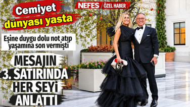 Ünlü iş insanı Ali İhsan Kaya ölmeden önce eşine son mesajını bıraktı. 3. satırda her şeyi anlattı
