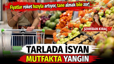 Sebze ve meyve fiyatları roket hızıyla artıyor: Tarlada isyan, mutfakta yangın!