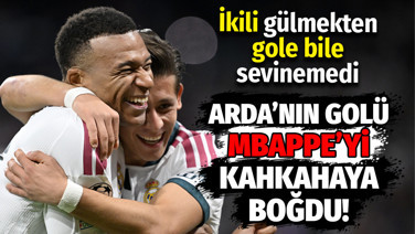 Arda Güler'in golü Mbappe'yi kahkahaya boğdu: Gülmekten sevinemediler