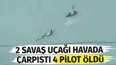 Filipinler'de 2 savaş uçağı havada çarpıştı. 4 pilot öldü