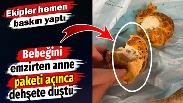 Bebeğini emzirten anne paketi açınca dehşete düştü. Ekipler hemen baskın yaptı
