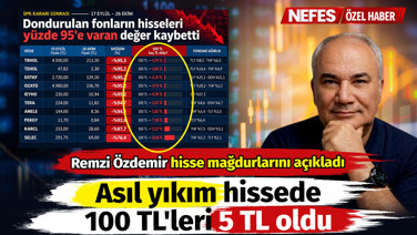 Asıl yıkım hissede. 100 TL'leri 5 TL oldu. Remzi Özdemir hisse mağdurlarını açıkladı