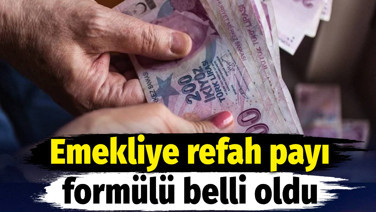 Erdoğan emekli maaşları açıklaması yapmıştı. Emekliye refah payı formülü belli oldu