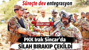 Irak güvenlik güçleri, bazı noktaları terör örgütünden devraldı... PKK, Irak Sincar’da silah bırakıp çekildi