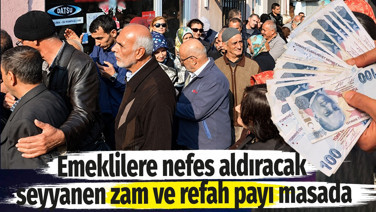 Emeklilere nefes aldıracak seyyanen zam ve refah payı masada. Erdoğan emekli maaşı açıklaması yapmıştı