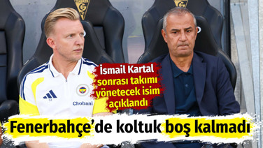 Fenerbahçe'de İsmail Kartal sonrası takımı yönetecek isim resmen açıklandı