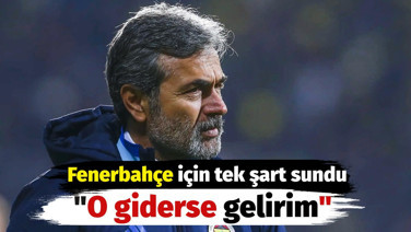 Aykut Kocaman Fenerbahçe için tek şart sundu: O giderse gelirim