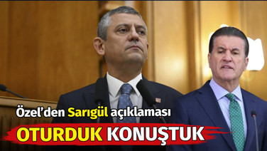 Özel'den 'Sarıgül' açıklaması: Üyeliği bitti, partimizle bir bağı yok