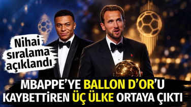Ballon d'Or'da Mbappe'ye oy vermeyen üç ülke ortaya çıktı