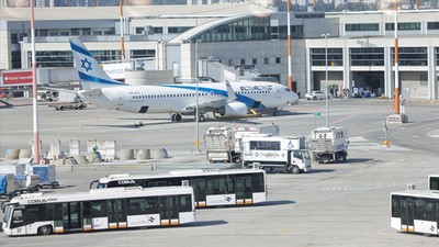 İsrail'in ana havalimanı uçuşa kapatıldı