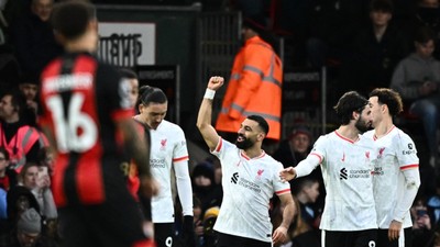 Liverpool, Bournemouth'u Salah'la geçti: Deplasman serisi 12 maça çıktı