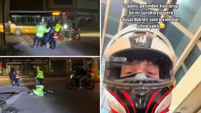 Trafik magandasını TikTok görüntüleri ele verdi