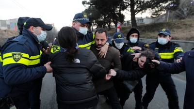 Gürcistan’da AB yanlısı gösteriye müdahale