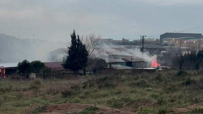 Kocaeli'de fabrika yangını