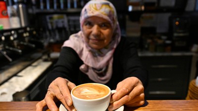 Barista teyze viral oldu