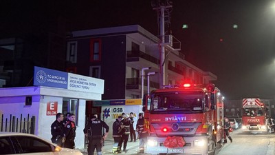 Yangın paniği: Öğrenci yurdu tahliye edildi