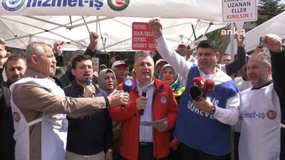 Altındağ Belediyesi işçileri eylemde: 'Sendikamızdan istifa etmeyi reddeden 25 arkadaşımızı işten çıkardılar'