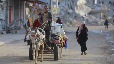 Gazze'de yeniden göç: Refah sınırı kapatıldı