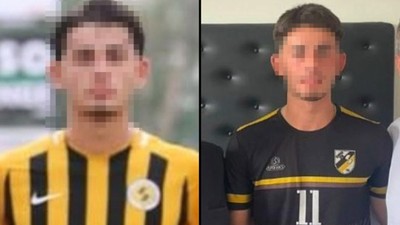 Genç futbolcu bacağından vuruldu