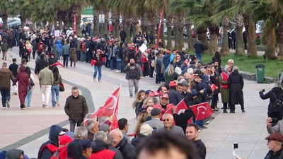 Samsun’da Ekrem İmamoğlu için "Adalet Zinciri"