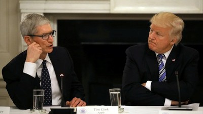 Trump'tan Apple'a vergi tehdidi