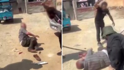 Gençleri dövüp 'yardım ettim' demişti: Yaşlı adamı da sopayla dövmüş