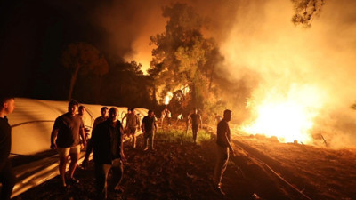 Antalya'da büyük orman yangını