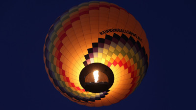 Peribacaları üstünde renkli şölen: Balonlar havalandı