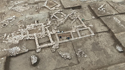 Diyarbakır'da 5 bin yıllık yıkım: Depremle çöken yapı ortaya çıkarıldı