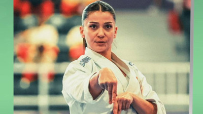 Milli karateci Dilara Bozan'dan gümüş madalya geldi