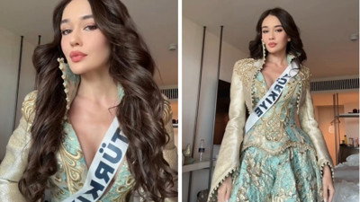 Ceren Arslan'dan Hürrem Sultan esintili kostüm