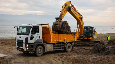 Sapanca Gölü kıyılarında ekosistemi koruyan temizlik yapıldı
