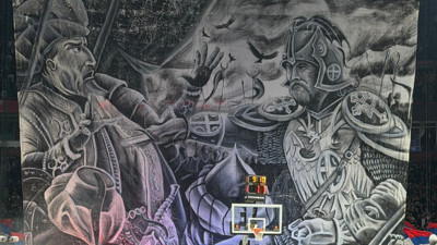 Euroleague'den komik ceza: Partizan taraftarının Türk karşıtı pankartı için karar çıktı