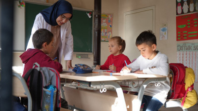 Bayburt’un köyünde büyük emek: Üç öğrenci, bir öğretmen, bitmeyen azim