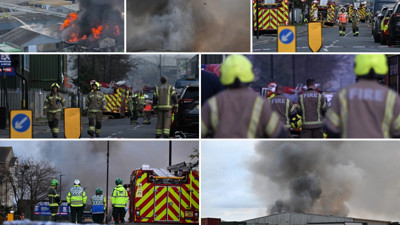 Londra’da yangın paniği