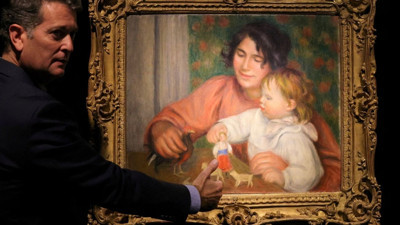 Bir asır sonra ortaya çıktı: Gizli Renoir tablosu 88 milyon TL'ye satıldı