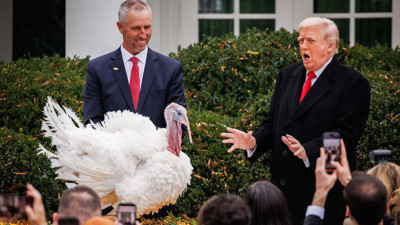 Trump, hindi Gobble'ı affetti