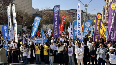 KESK'ten İzmir ve Van'da 'Geçinemiyoruz' mitingi