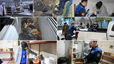 Pislik içinde bir mutfak, kokmuş etler ve her yerde böcekler...