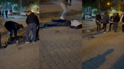 Sokak ortasında kanlı kavga: 3 yaralı