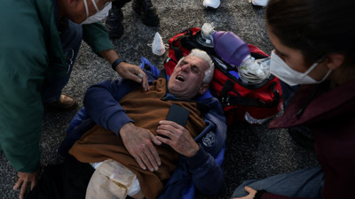 Yunanistan’da çiftçilere sert müdahale