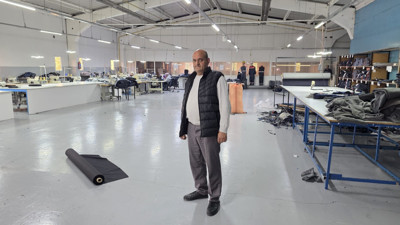 Yorgancılıkla başladı, şimdi tekstil tesisi var