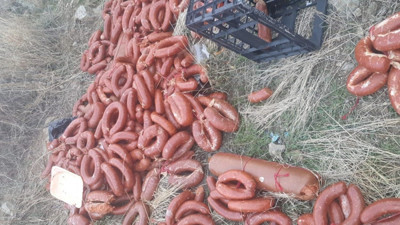 Yüzlerce kilo! Başkent'te boş araziye atıldı