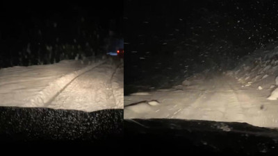 Rize’nin yüksek kesimleri beyaza büründü