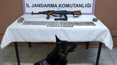 Kaleşnikof ve 250 mermiyle yakalandı