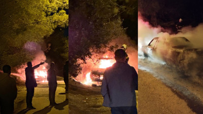 Seyir halinde patlayan araçta feci şekilde can verdi