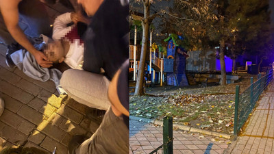 Liselilerin kavgasında kan aktı