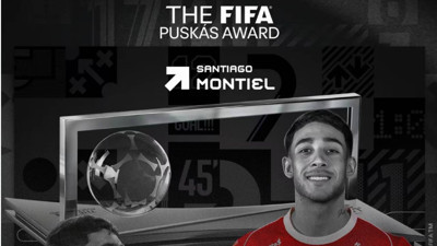 Puskas'ı kazanan Santiago Montiel oldu