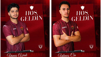Hatayspor 17'lik iki yıldızı kaptı