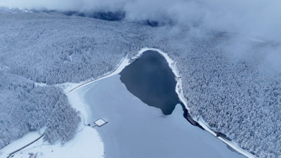 Topuk yaylasında kartpostal gibi görüntü